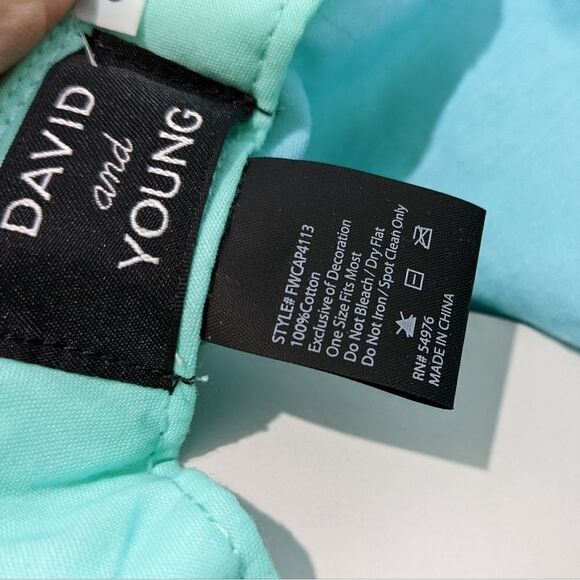 RAE DUNN blessed Cap sky blue rae Dunn Cap NWT C5 - Picture 4 of 5